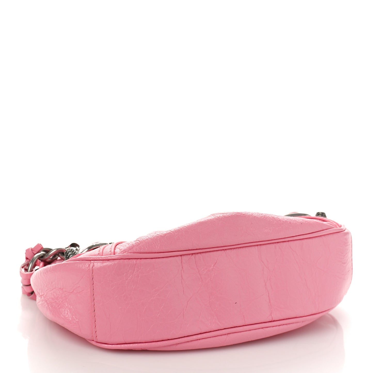 Agneau Arena Le Cagole Chain Shoulder Bag XS Sweet Pink