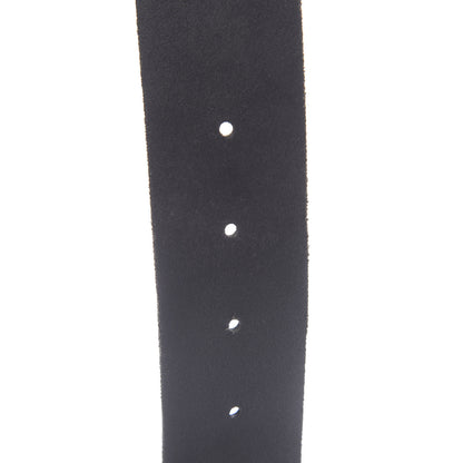 Gucci Calfskin Brass Feline Buckle Belt 85 34 Black 5 of 6