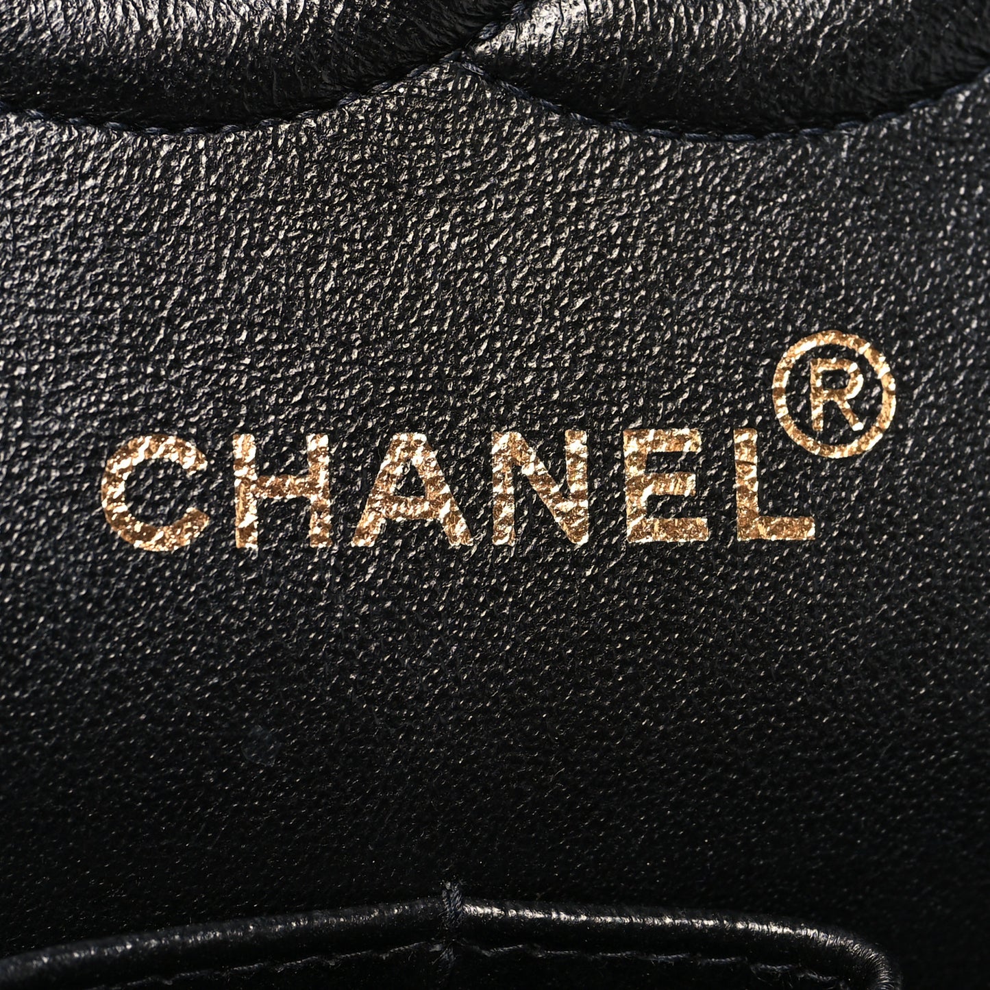Velvet Quilted Medium Double Flap Black