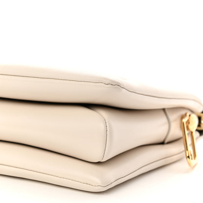 Louis Vuitton Lambskin Embossed Monogram Coussin PM Beige Cream 9 of 10