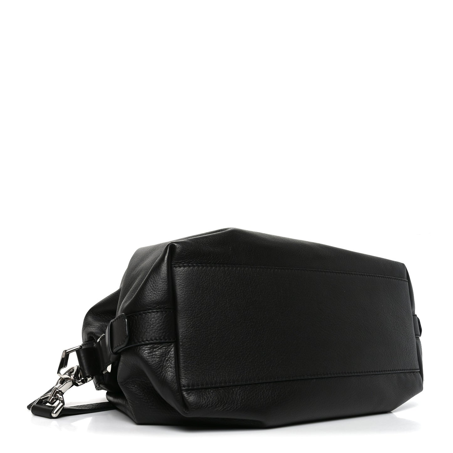 Waxy Grained Calfskin Medium Nightingale  Black
