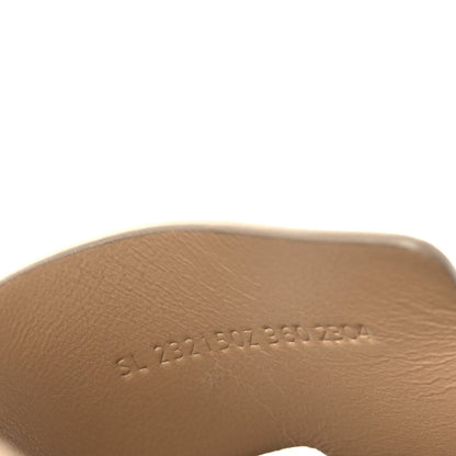 Hermes Suede Goatskin Cork Eze 30 Sandals 36 Beige Argile 8 of 9