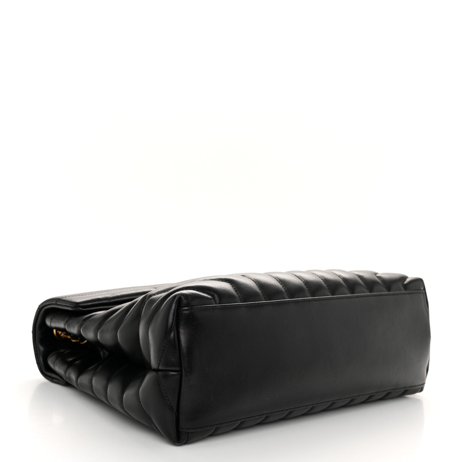 Saint Laurent Calfskin Y Quilted Monogram Medium Loulou Chain Satchel Black 4 of 10