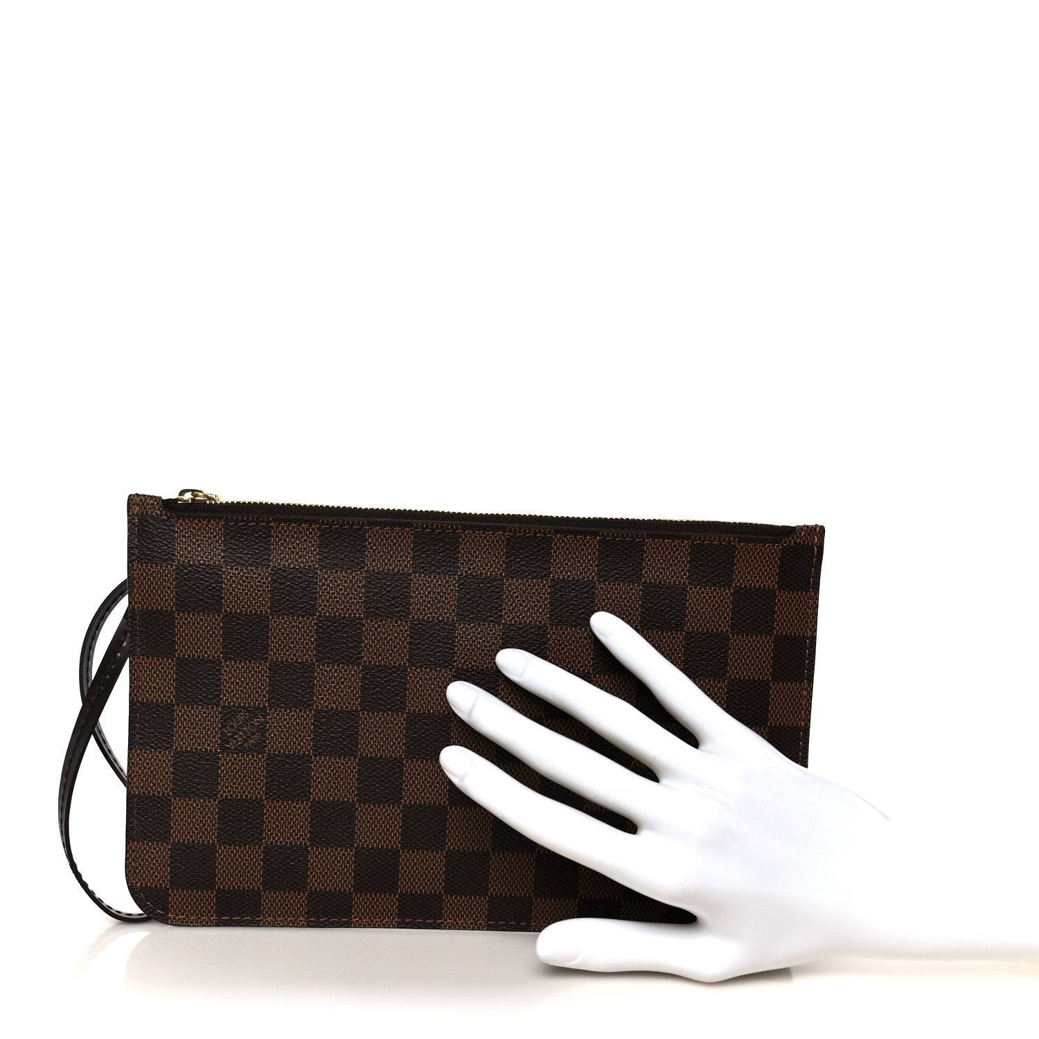 Louis Vuitton Damier Ebene Neverfull MM GM Pochette 2 of 8