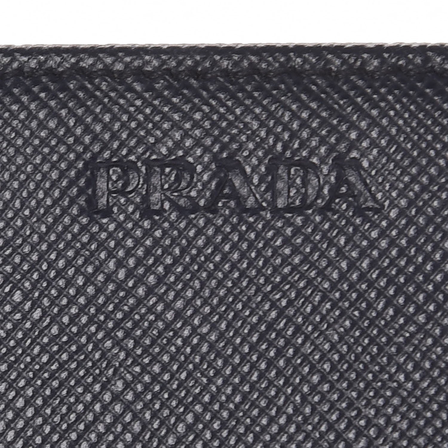 Prada Saffiano Continental Flap Wallet Baltico 6 of 8