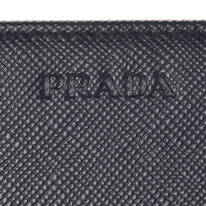 Prada Saffiano Continental Flap Wallet Baltico 6 of 8