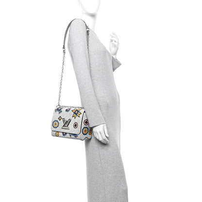 Louis Vuitton Epi Azteque Twist Shoulder Bag MM White 2 of 13