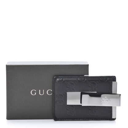 Gucci Guccissima Money Clip Black 7 of 7