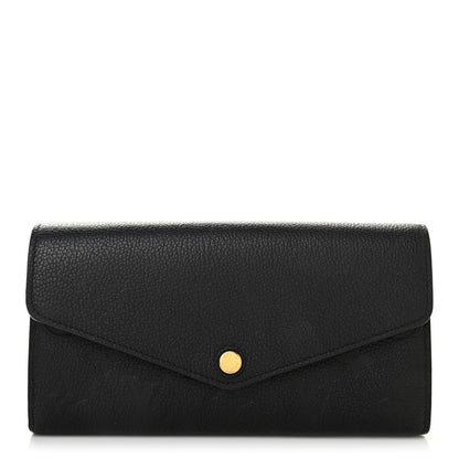 Louis Vuitton Empreinte Sarah Wallet NM Black 1 of 10