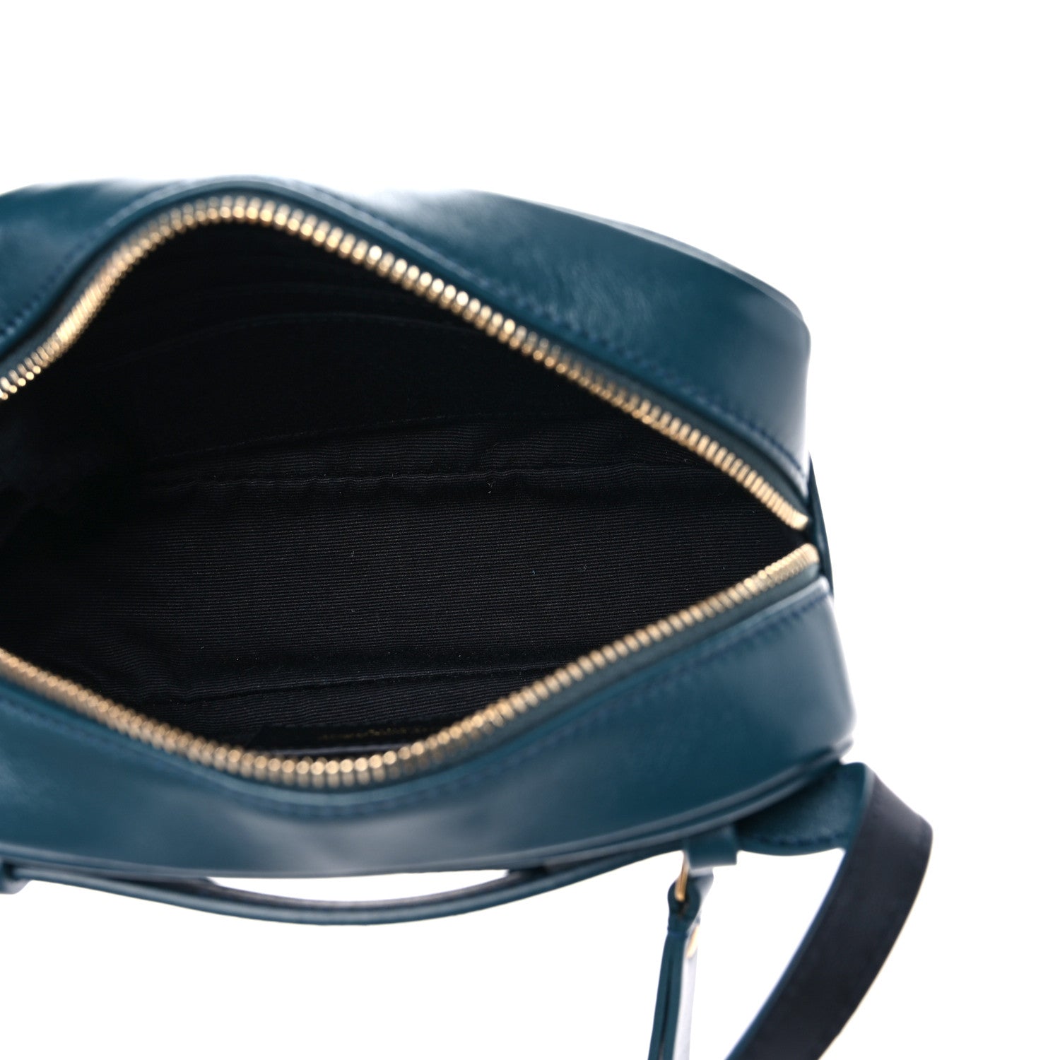 Saint Laurent Calfskin Matelasse Monogram Lou Belt Bag Blue 6 of 9