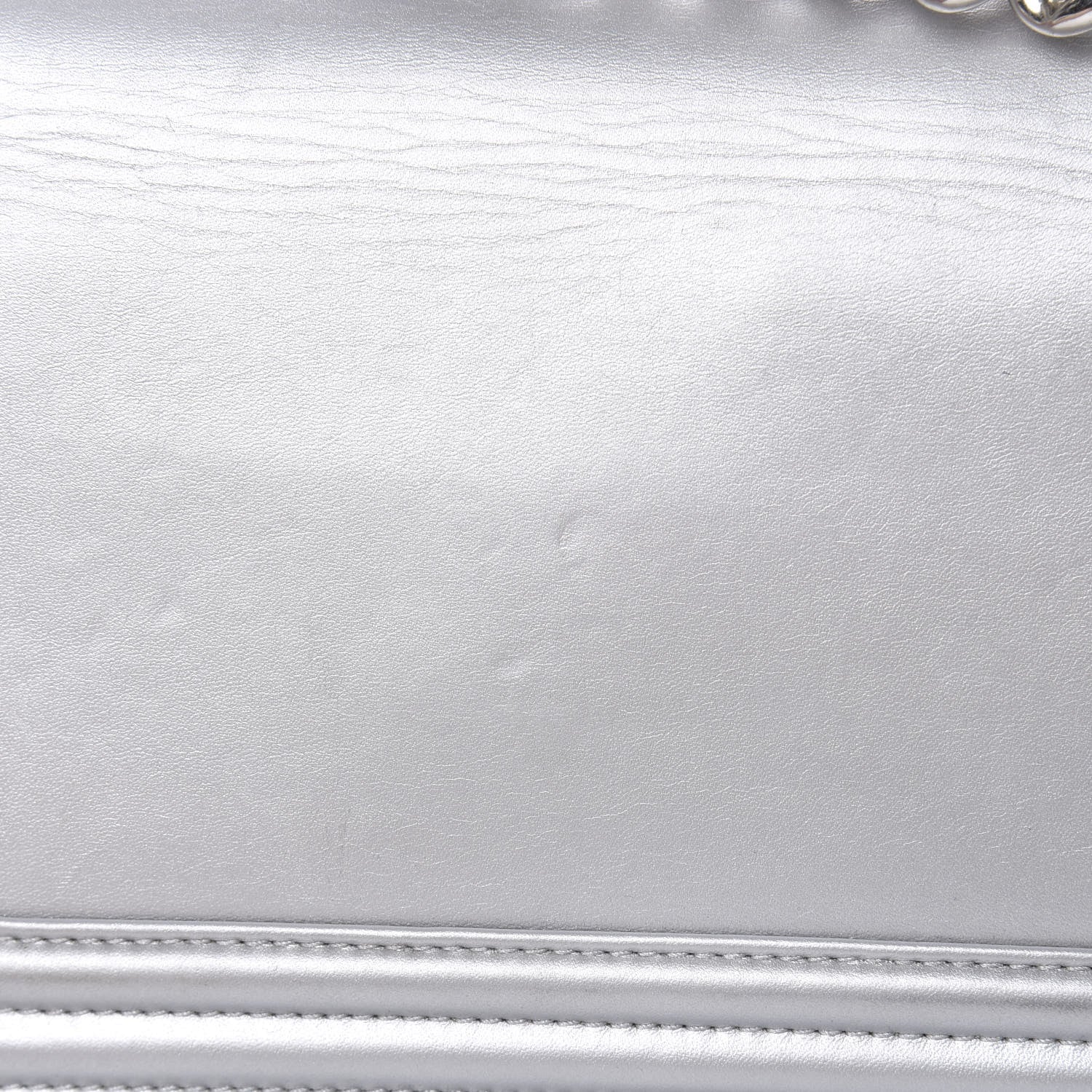 Chanel Metallic Lambskin LED Small Boy Flap Silver 17 of 17