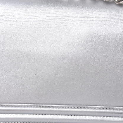 Chanel Metallic Lambskin LED Small Boy Flap Silver 17 of 17