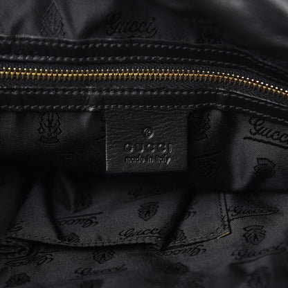 Gucci Patent Large Hysteria Top Handle Bag Black 6 of 9