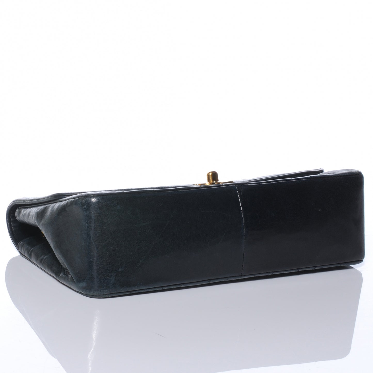 Lambskin Single Flap Navy