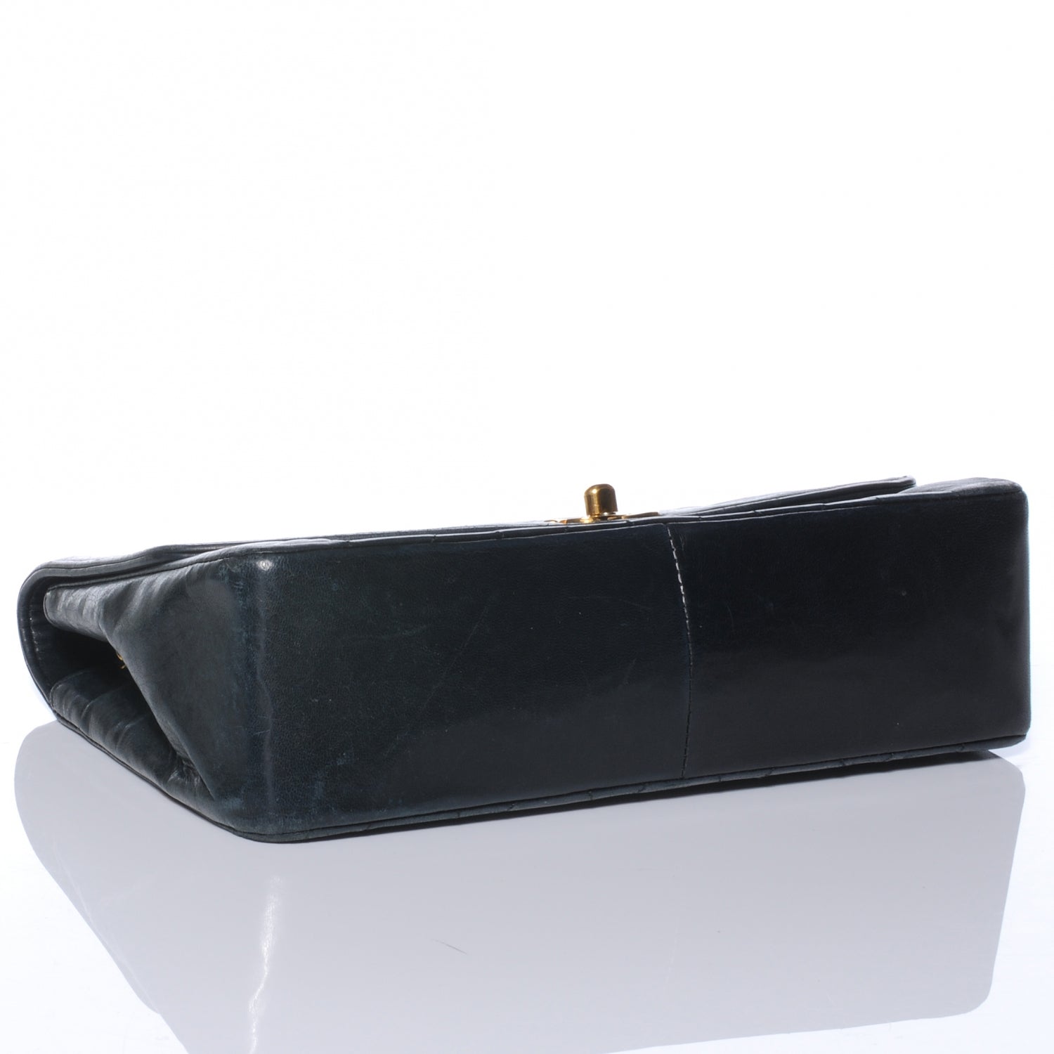 Chanel Lambskin Single Flap Navy 4 of 8