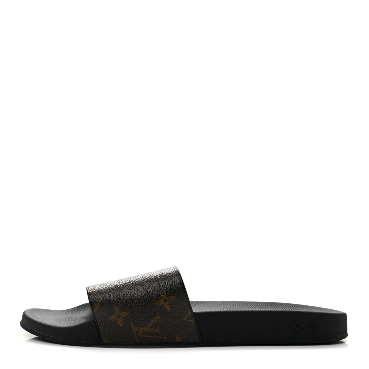 Rubber Monogram Mens Waterfront Mules 10 Macassar