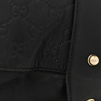 Gucci Guccissima Small Pelham Shoulder Bag Black 19 of 20