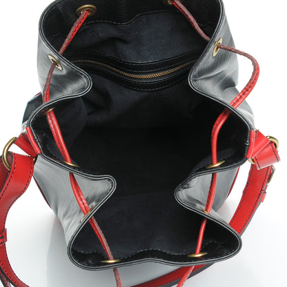 Louis Vuitton Epi Noe Black Red 5 of 9