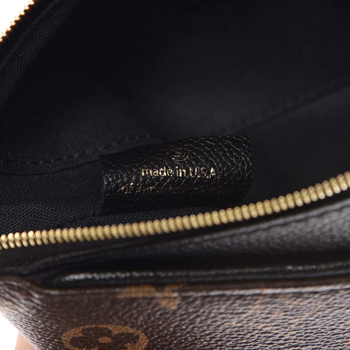 Monogram Pallas Clutch Black