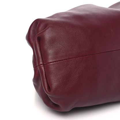 Bottega Veneta Smooth Butter Calf The Pouch Oversized Clutch Bordeaux 9 of 11