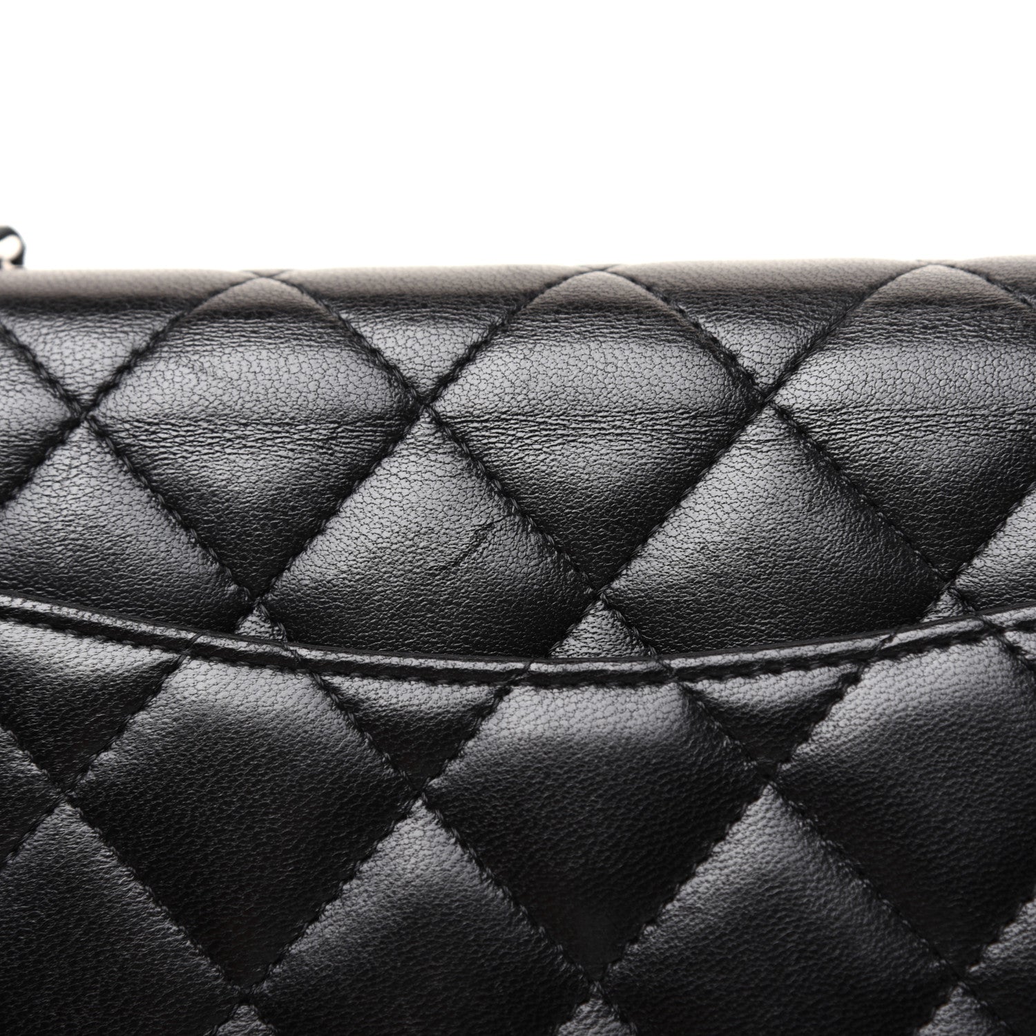 Chanel Lambskin Quilted Wallet On Chain WOC Black 15 of 17