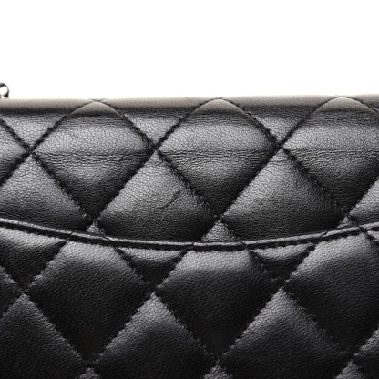 Chanel Lambskin Quilted Wallet On Chain WOC Black 15 of 17