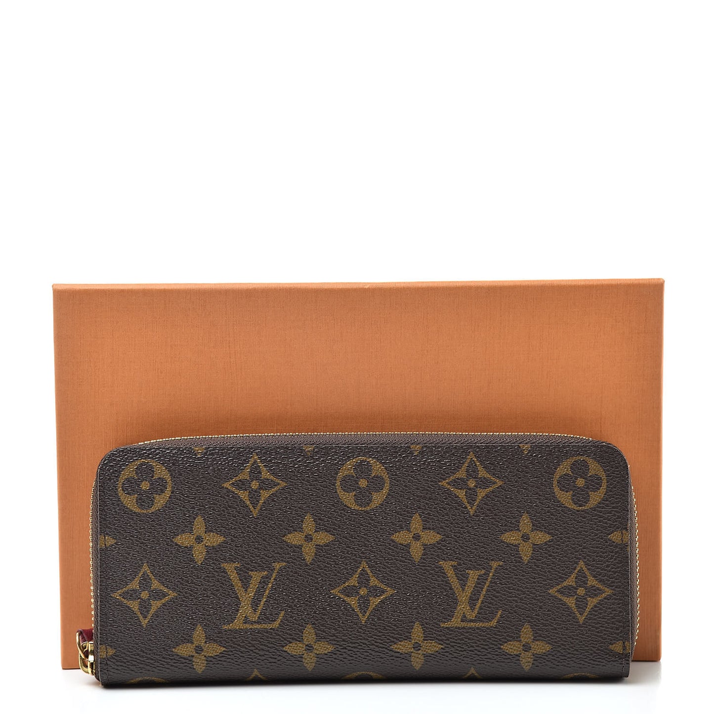 Monogram Clemence Wallet Fuchsia