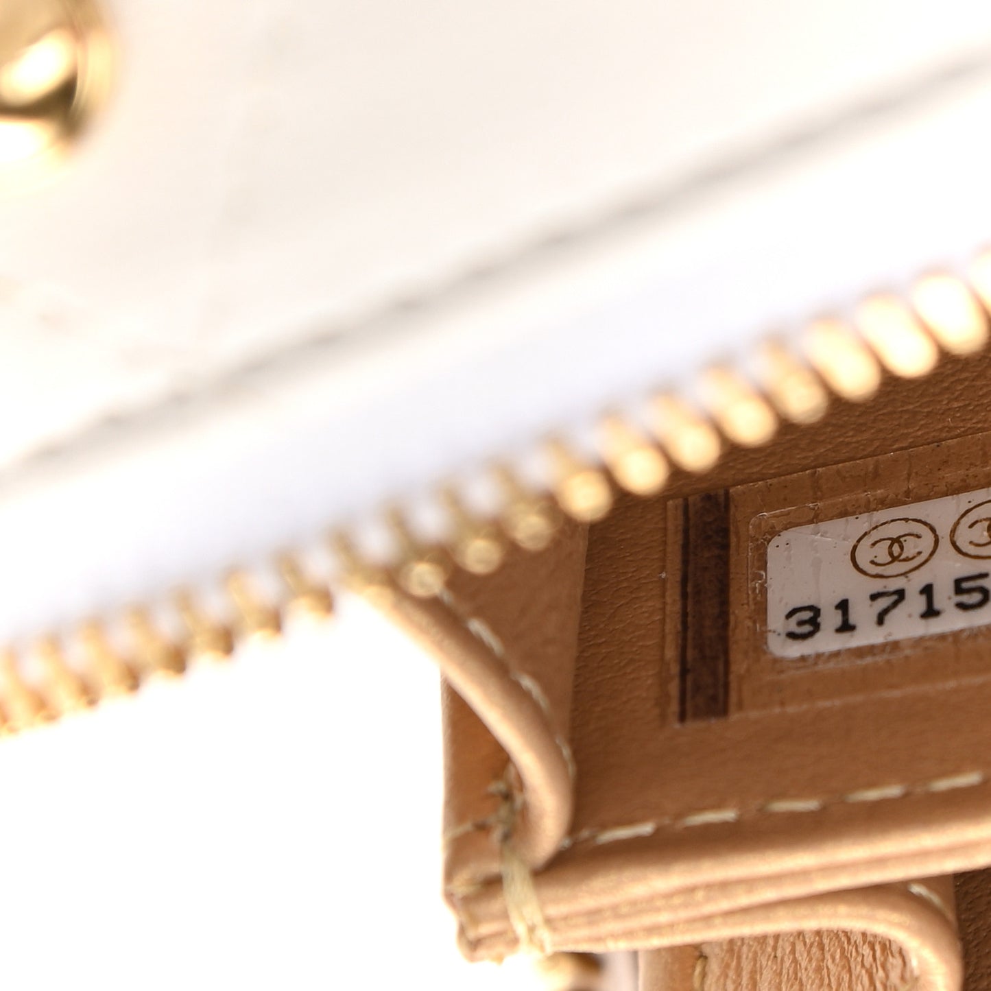 Lambskin Quilted Mini Golden Plate Clutch With Chain White