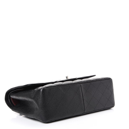 Chanel Caviar Quilted Jumbo Double Flap Black 3 of 10