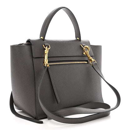 Celine Grained Calfskin Micro Belt Bag Grey 3 of 21