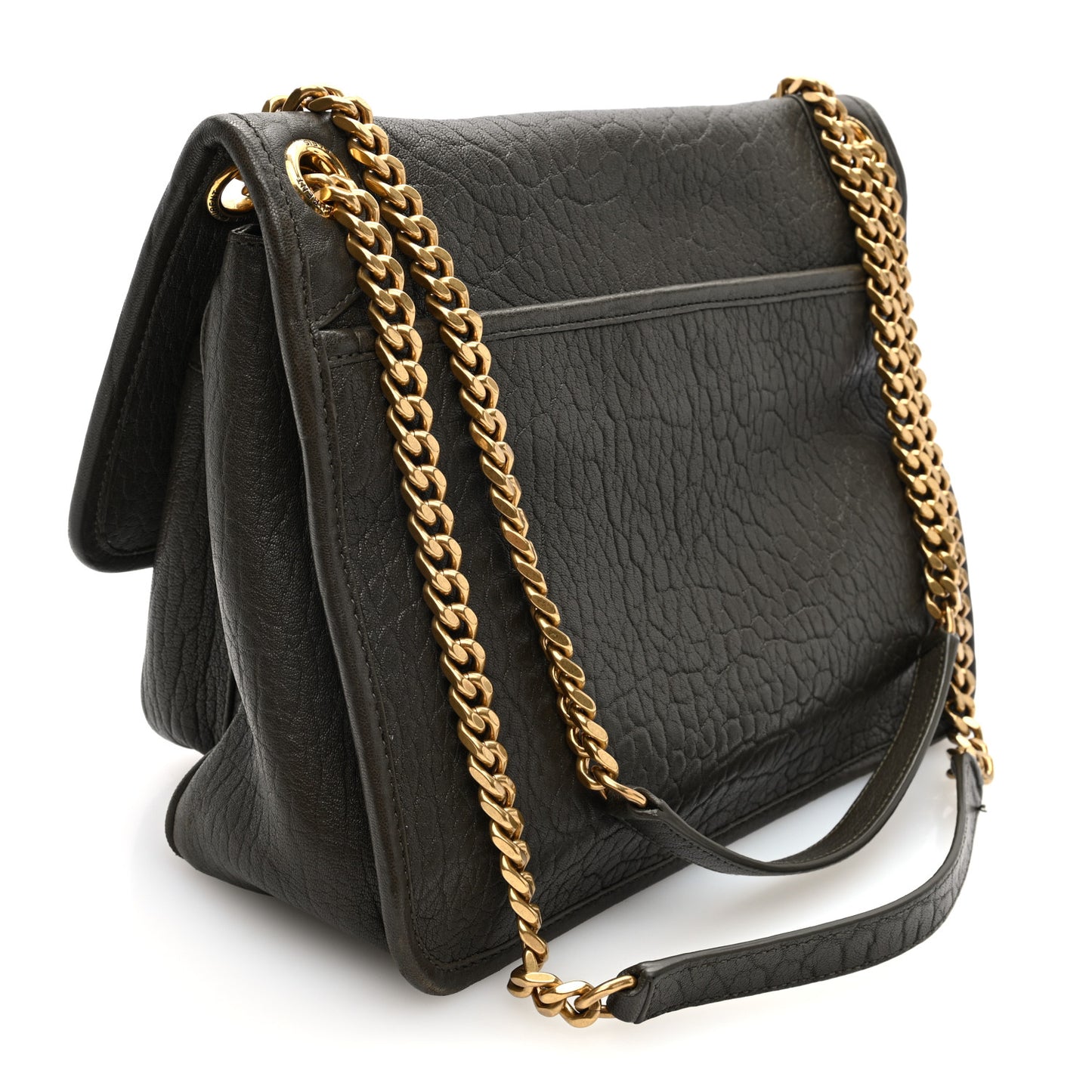 Grained Lambskin Monogram Medium Niki Chain Satchel Light Musk