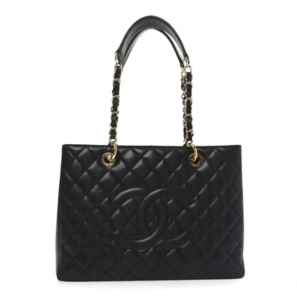 Chanel Caviar Quilted Grand Shopping Tote GST Black 1 of 11