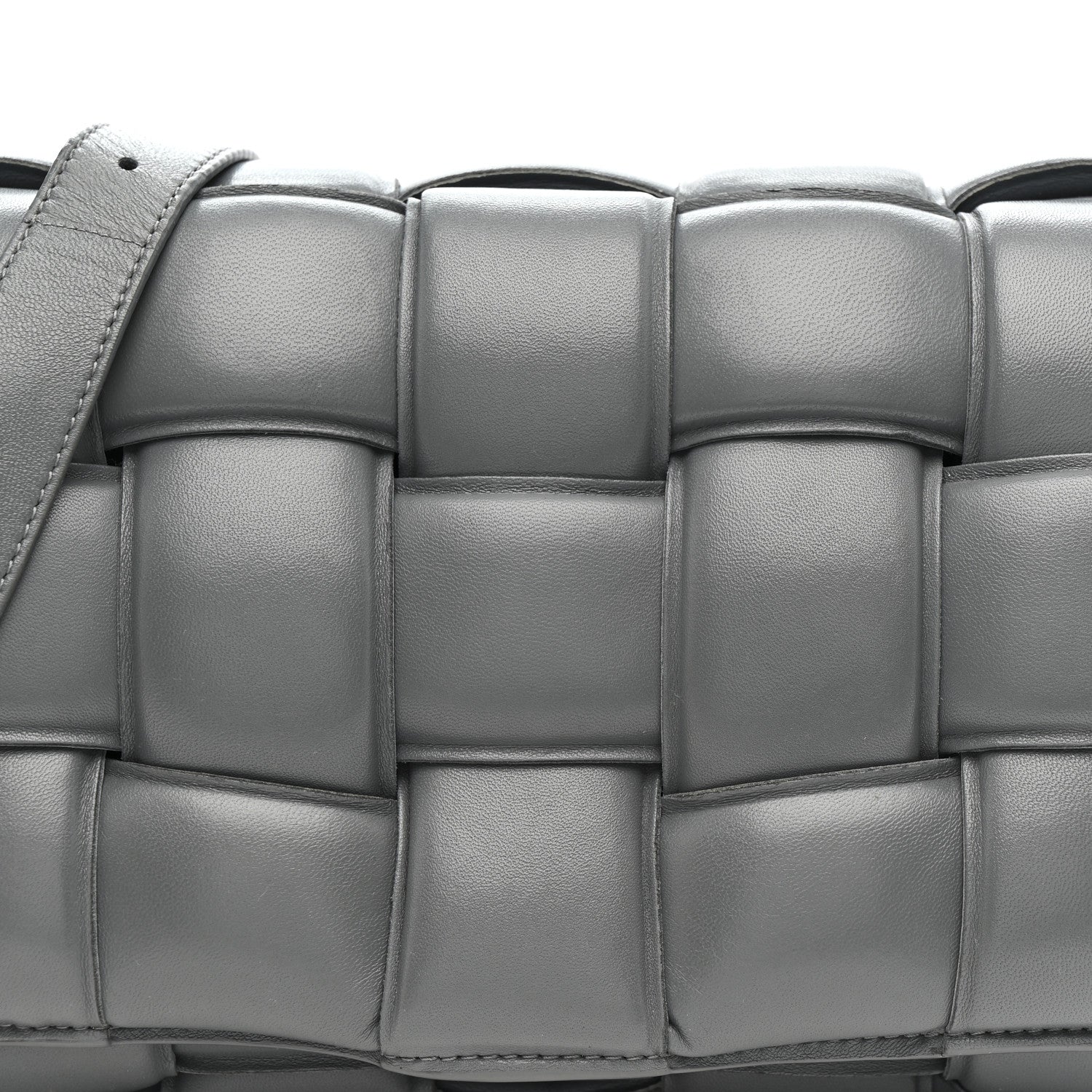 Bottega Veneta Nappa Maxi Intreccio Padded Cassette Crossbody Bag Thunder 7 of 14
