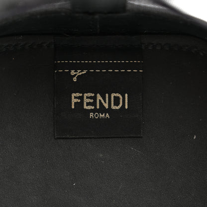 Fendi Mesh Vitello King F is Fendi Logo Embroidered Mini Mon Tresor Bucket Bag Black 6 of 11