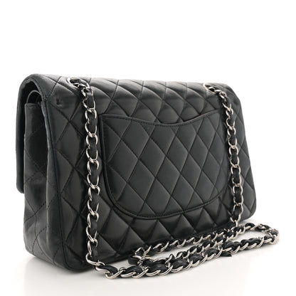 Chanel Lambskin Quilted Medium Double Flap Black 3 of 13