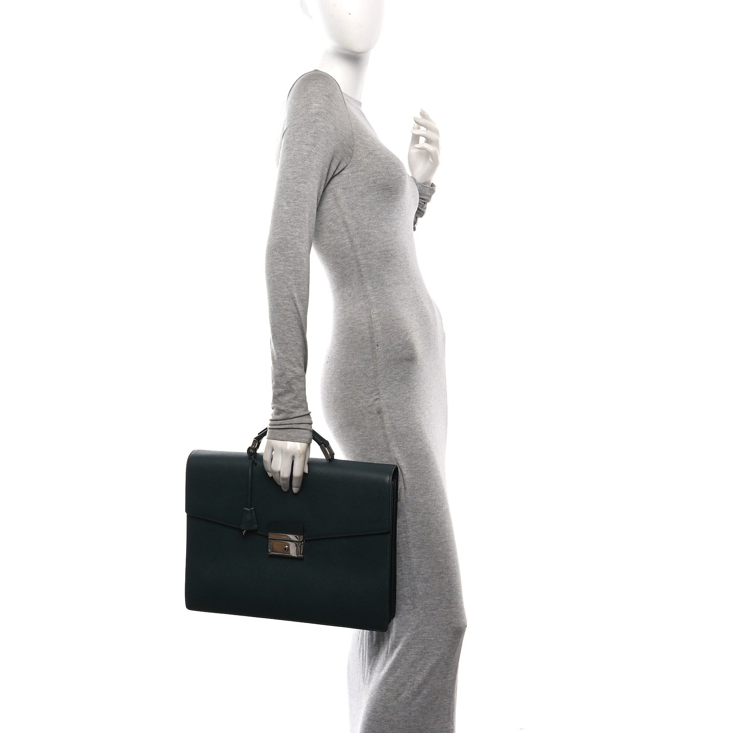 Prada Saffiano Briefcase Ottanio 2 of 9