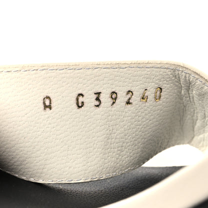 Chanel Lambskin Open Toe Pearl Sandal Heels 40 Black 7 of 9