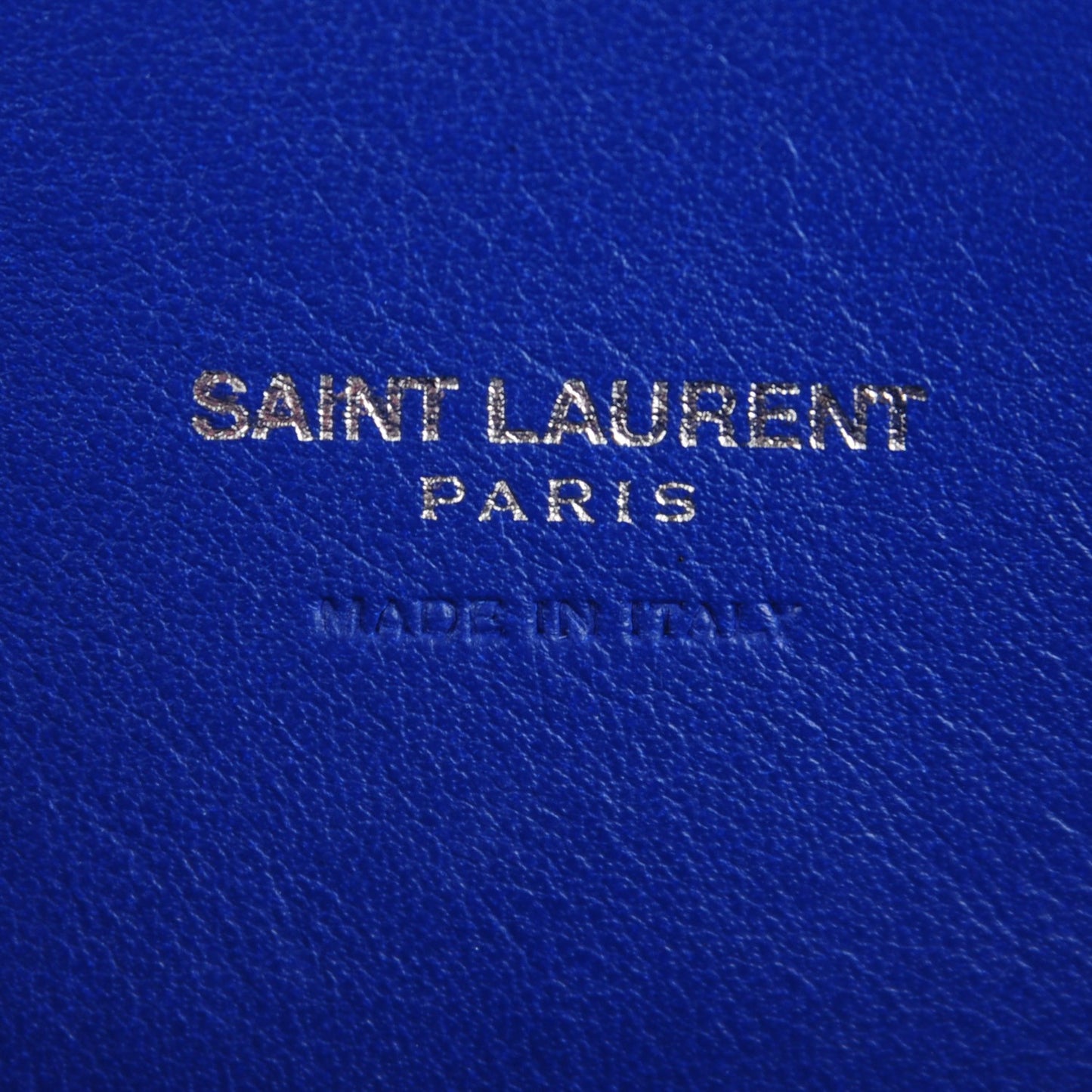 Grained Calfskin Nano Sac De Jour Royal Blue