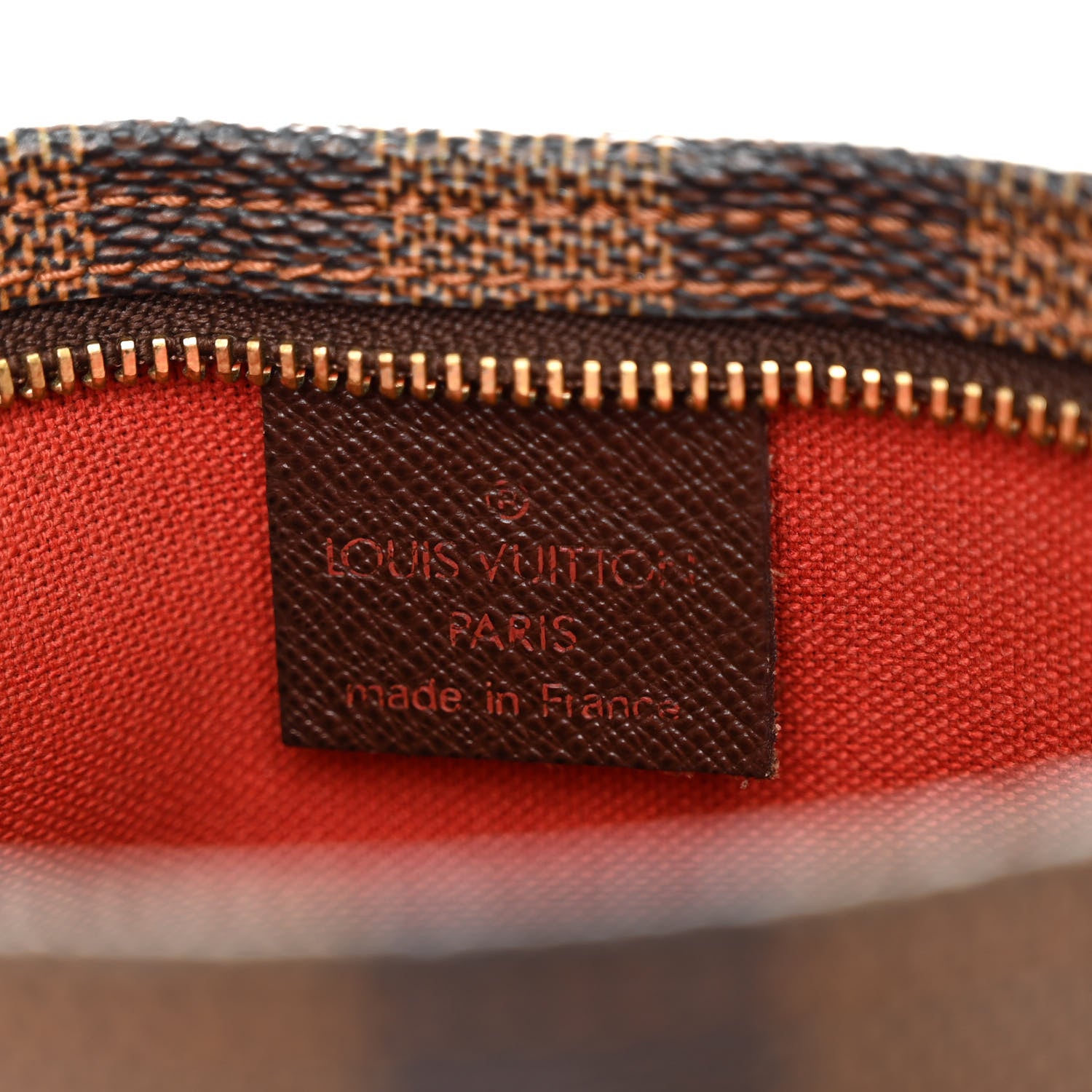 Louis Vuitton Damier Ebene Trousse Make Up Bag Pochette 6 of 11