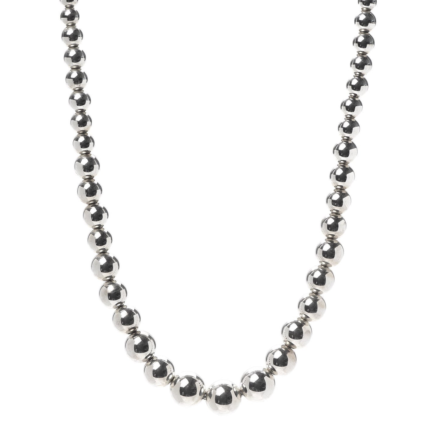 Sterling Silver HardWear Graduated Ball Necklace