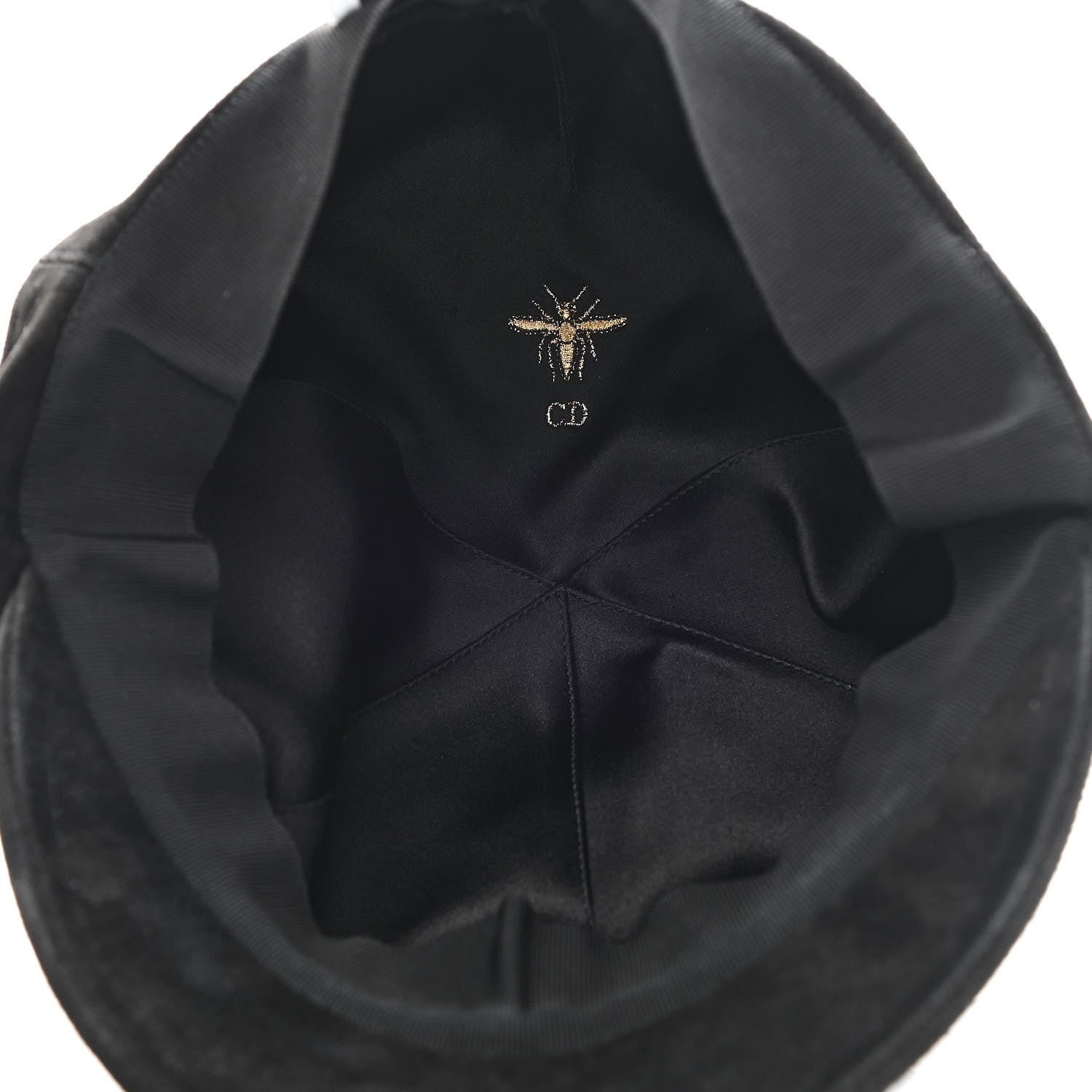 Christian Dior Suede Goatskin Arty Beret Cap 58 Black 7 of 8