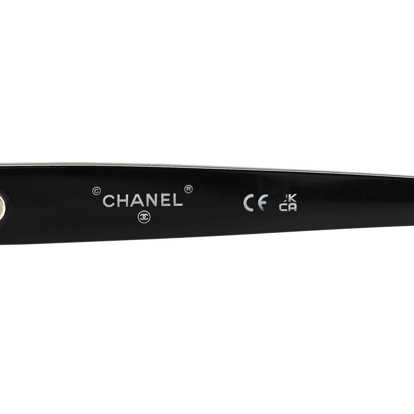 Acetate Pearl Oval Sunglasses 71508 Black