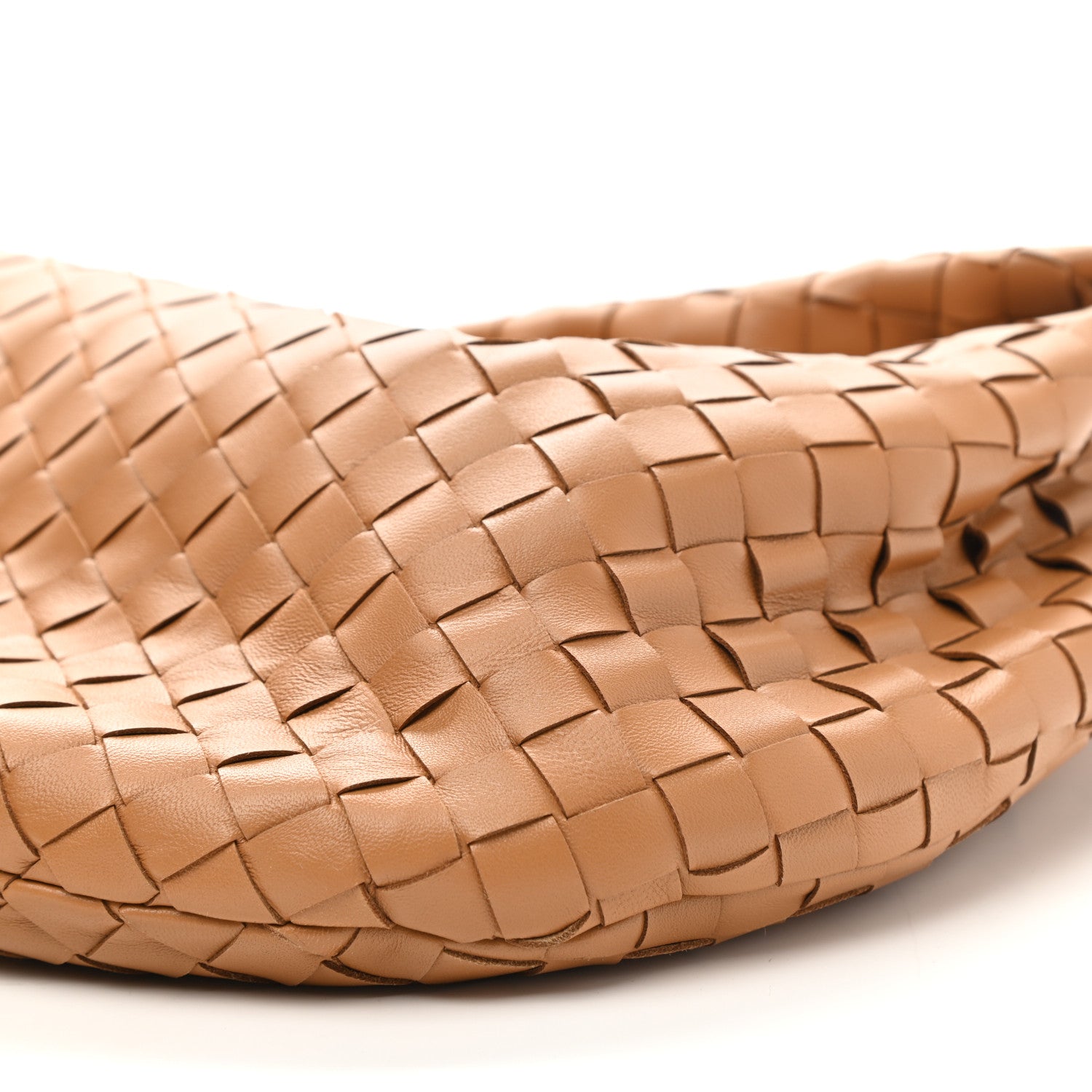 Bottega Veneta Nappa Intrecciato Teen Jodie Hobo Caramel 10 of 10
