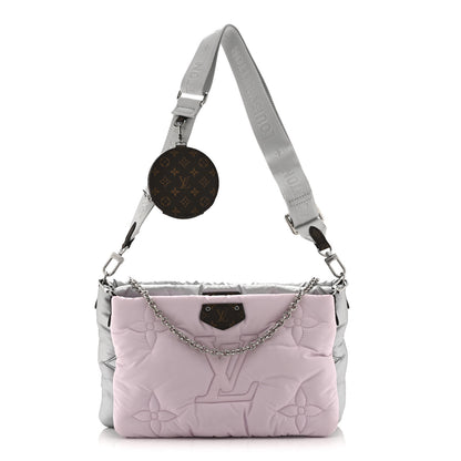 Louis Vuitton Econyl Monogram Pillow Maxi Multi Pochette Accessories Silver Pale Pink 1 of 11