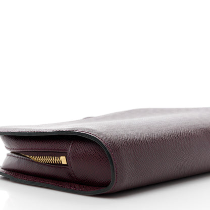 Louis Vuitton LOUIS VUITTON Taiga Baikal Pochette Acajou 10 of 13