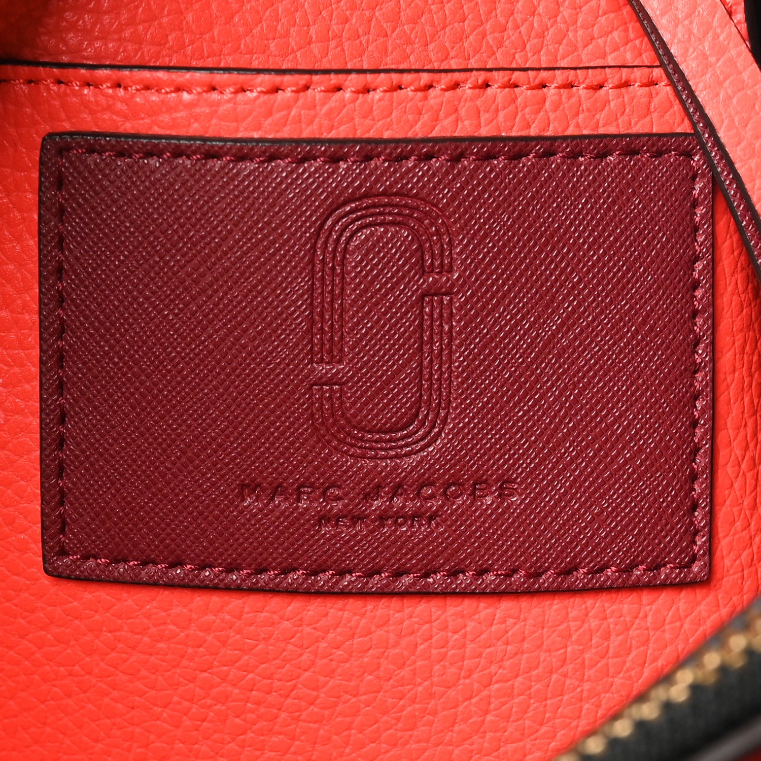 Marc Jacobs Pebbled Calfskin The Editor 38 Tote True Red 6 of 9