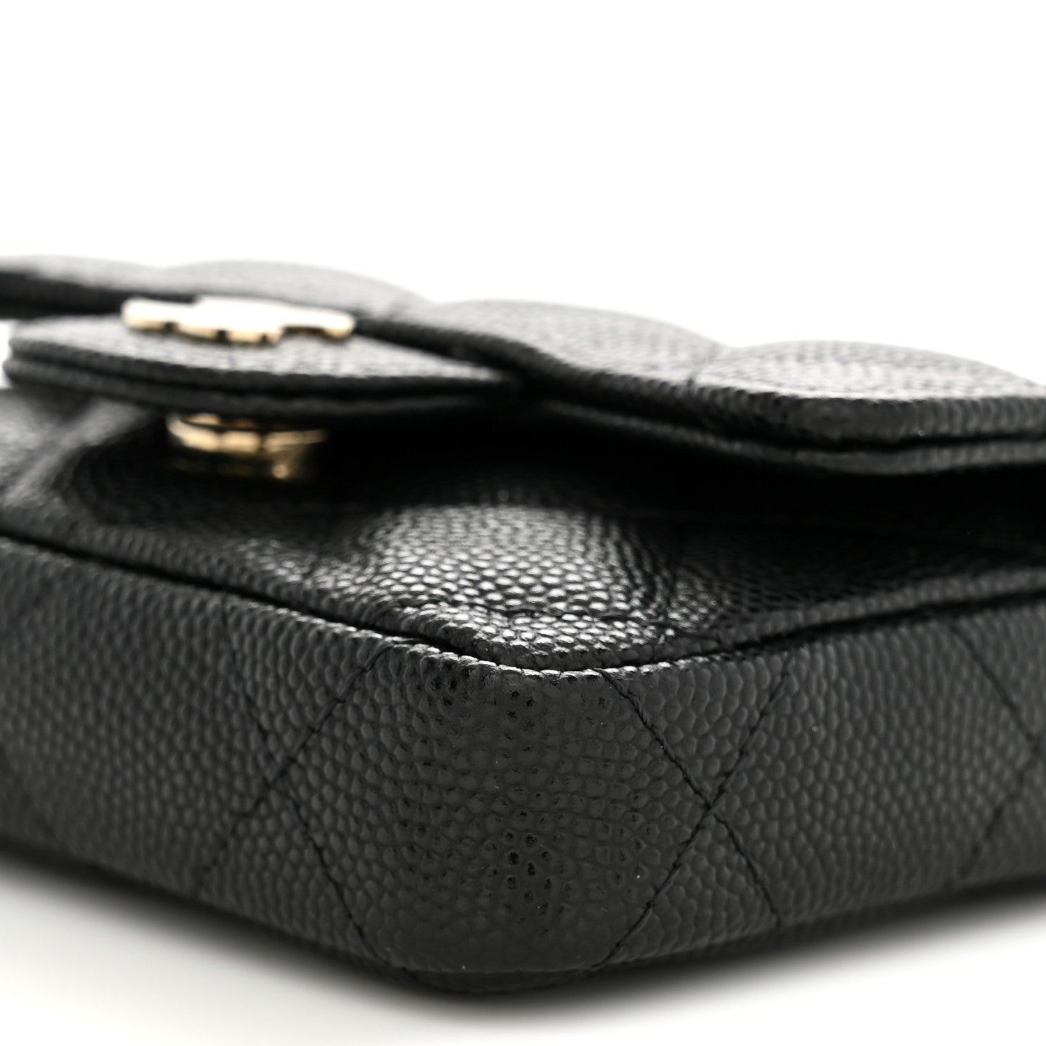 Chanel Caviar Quilted Mini Chain Belt Bag Black 10 of 11