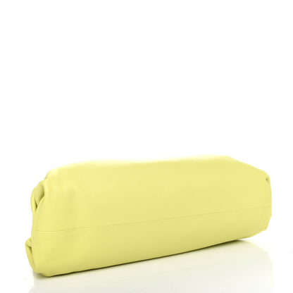 Bottega Veneta Smooth Butter Calf The Pouch Oversized Clutch Kiwi 4 of 10