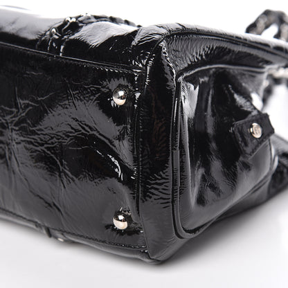 Chanel Patent Calfskin Small Luxe Ligne Tote Black 9 of 11