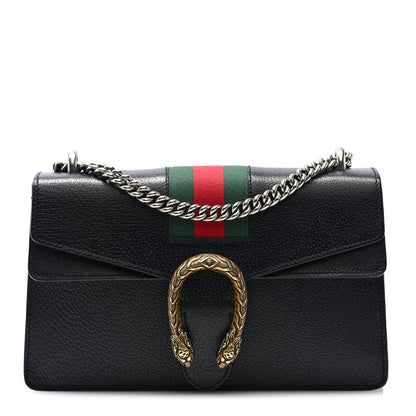 Gucci Calfskin Web Small Dionysus Shoulder Bag Black 1 of 10